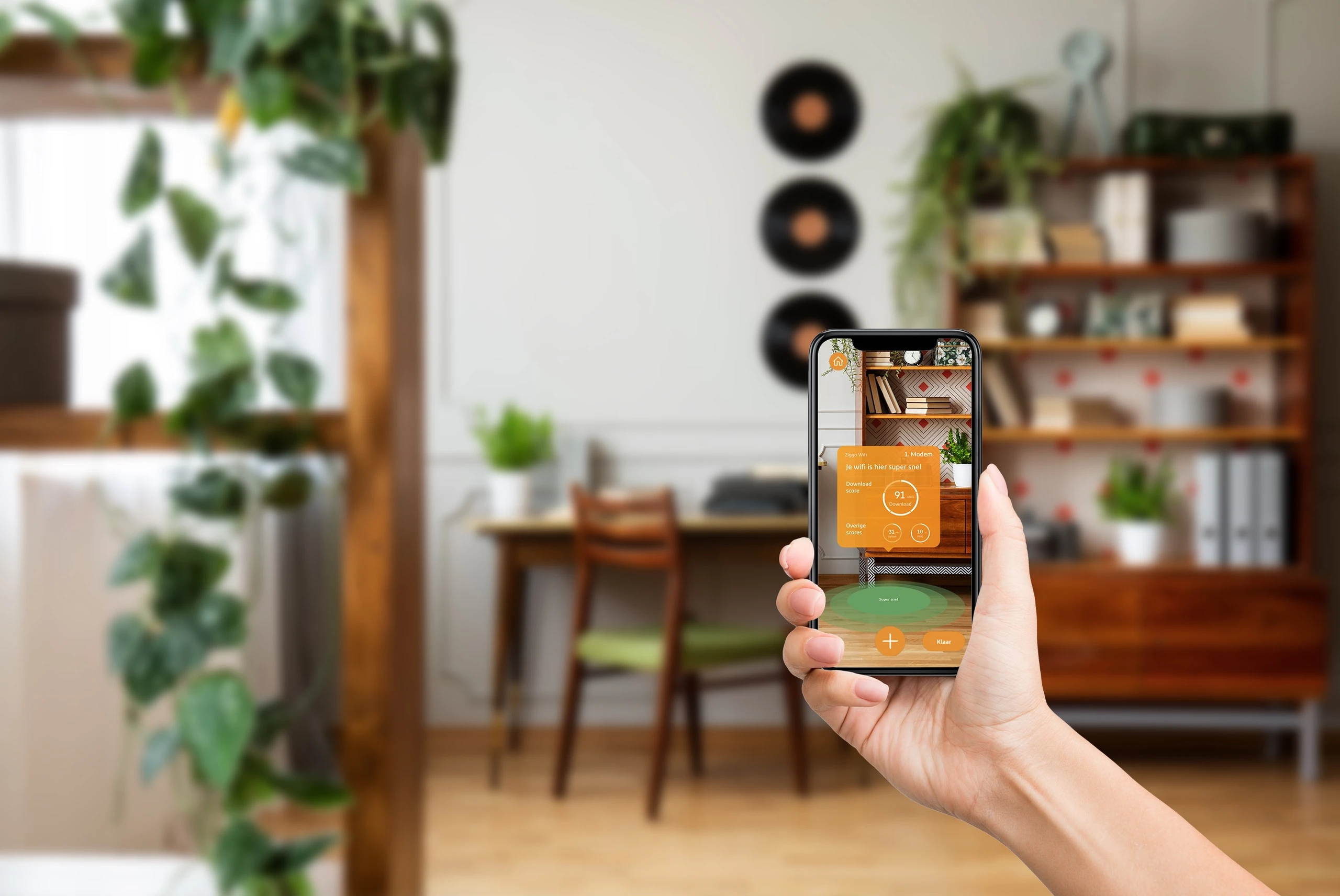 VodafoneZiggo wifi app — AR installation